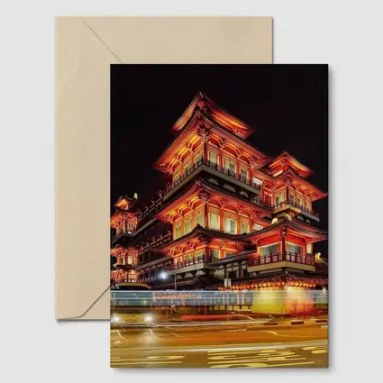 Buddha Tooth Relic Temple Singapore Night