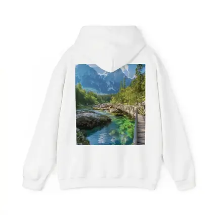 Alpine River Bridge Green Mountain Forest
