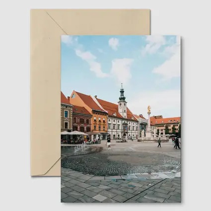 Maribor Main Square Slovenia Old Town