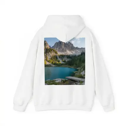 Alpine Lake Jagged Mountain Peaks Forest
