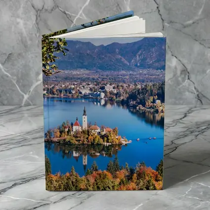 Lake Bled Island Church Slovenia Mountains