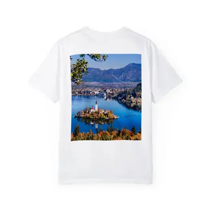 Lake Bled Island Church Slovenia Mountains