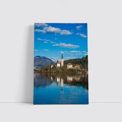 Lake Bled Island Church Slovenia Reflection