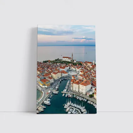 Piran Slovenia Coastal Town Aerial View