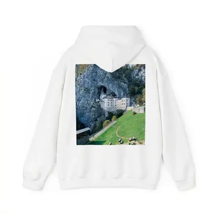 Predjama Castle Built Into Rocky Cliff