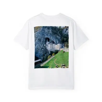Predjama Castle Built Into Rocky Cliff