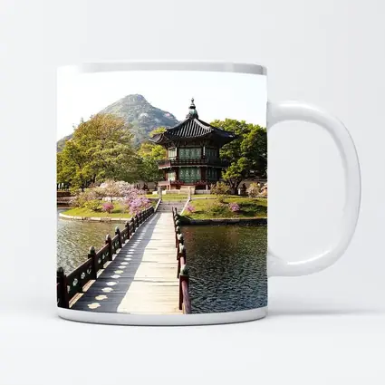 Hyangwonjeong Pavilion Seoul Korea Spring