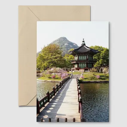 Hyangwonjeong Pavilion Seoul Korea Spring
