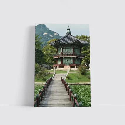 Hyangwonjeong Pavilion Seoul Korea Mountain