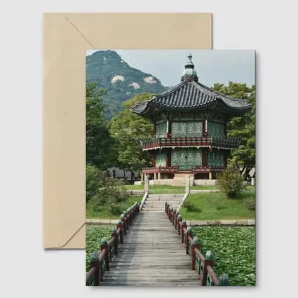 Hyangwonjeong Pavilion Seoul Korea Mountain