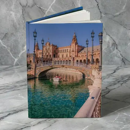 Plaza de Espana Seville Bridge Canal View