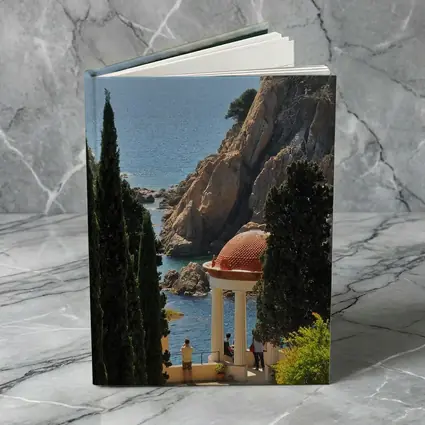 Mediterranean Coastal Gazebo Rocky Cliffs View