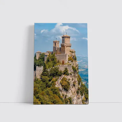 Guaita Tower San Marino Rocky Cliff