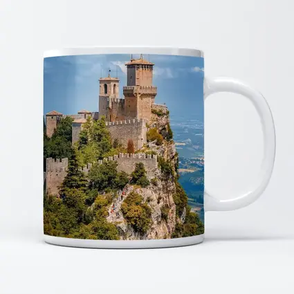 Guaita Tower San Marino Rocky Cliff
