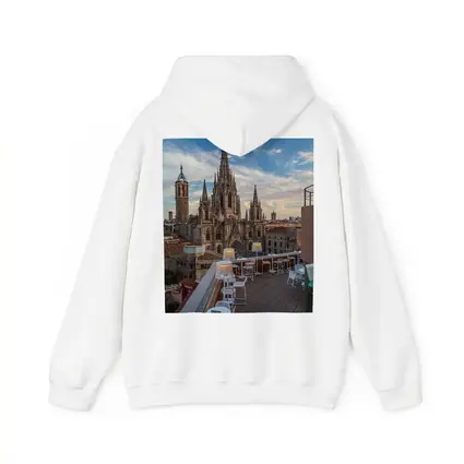 Barcelona Cathedral Rooftop Terrace Sky View
