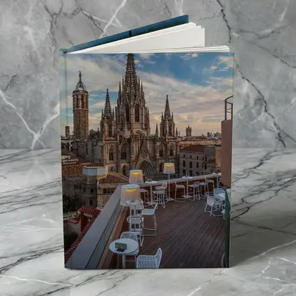 Barcelona Cathedral Rooftop Terrace Sky View