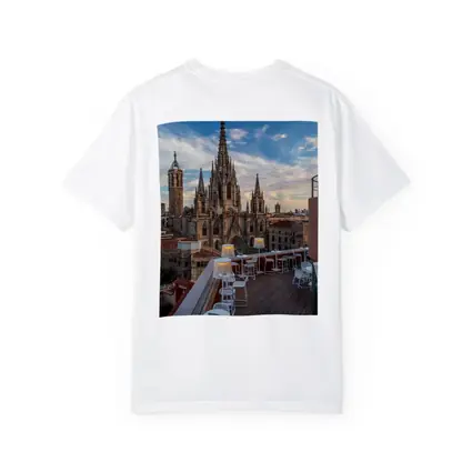 Barcelona Cathedral Rooftop Terrace Sky View