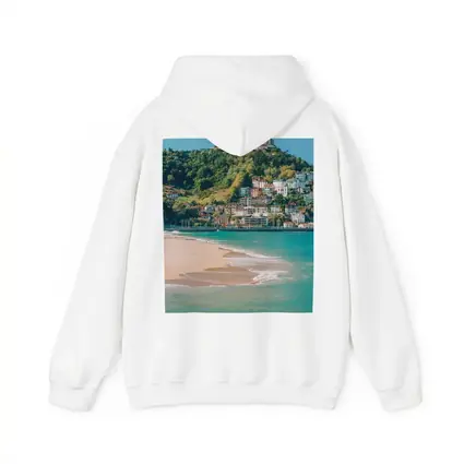 San Sebastian Beach Coastal Town Hill Spain