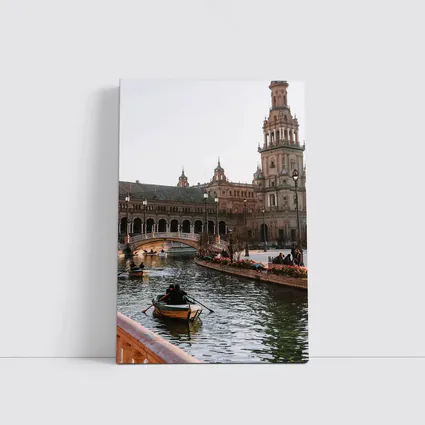 Plaza de Espana Seville Canal Rowing Boats