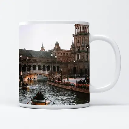 Plaza de Espana Seville Canal Rowing Boats
