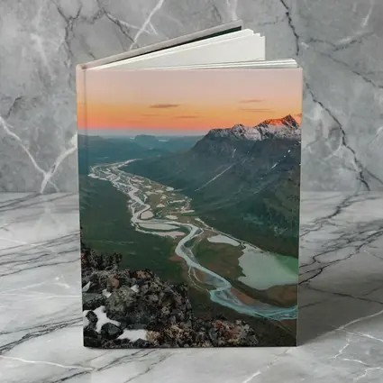 Winding River Valley Sunset Mountain Aerial View