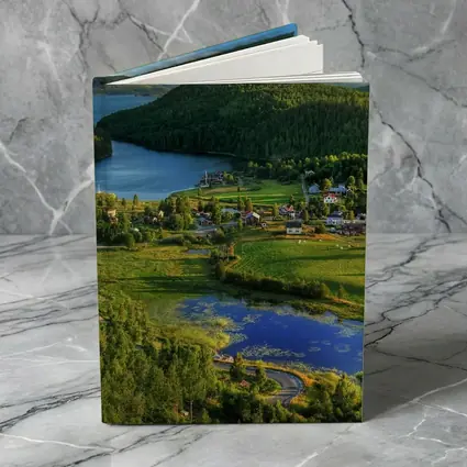 Scenic Norwegian Village Lake Green Hills