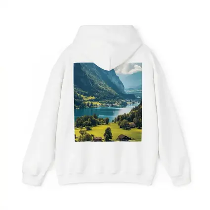 Alpine Lake Valley Green Mountains Switzerland