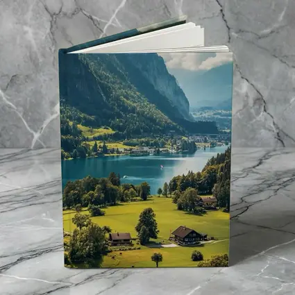 Alpine Lake Valley Green Mountains Switzerland