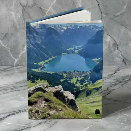 Alpine Lake Valley Green Mountain Landscape