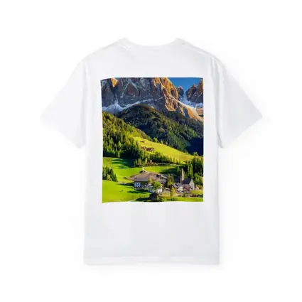 Dolomites Alpine Village Green Mountain Valley