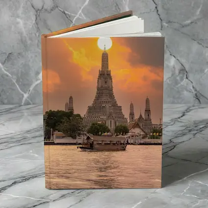 Wat Arun Temple Bangkok Sunset River View