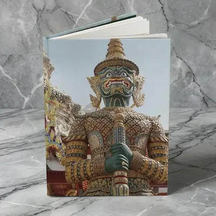 Thai Temple Guardian Demon Statue Bangkok