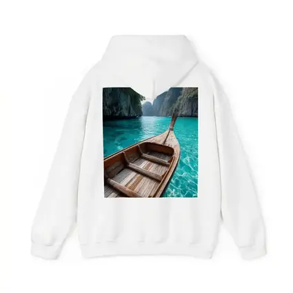 Wooden Longtail Boat Turquoise Thailand Lagoon