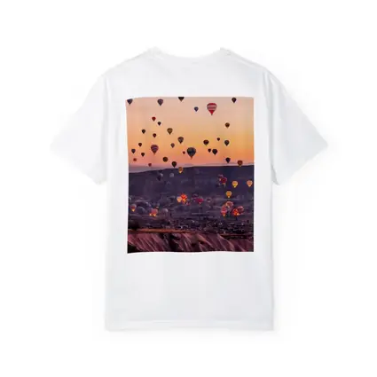 Hot Air Balloons Over Cappadocia Sunrise Sky