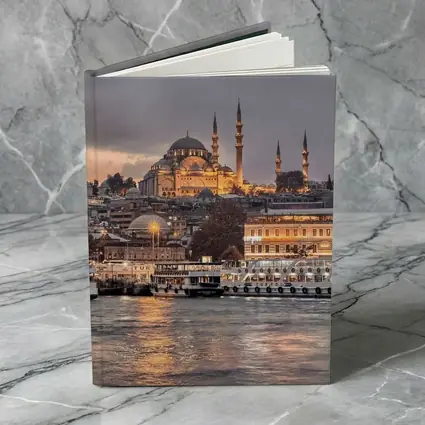 Istanbul Suleymaniye Mosque Golden Dusk Waterfront