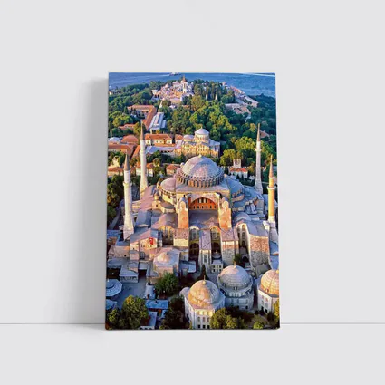 Hagia Sophia Aerial View Istanbul Turkey