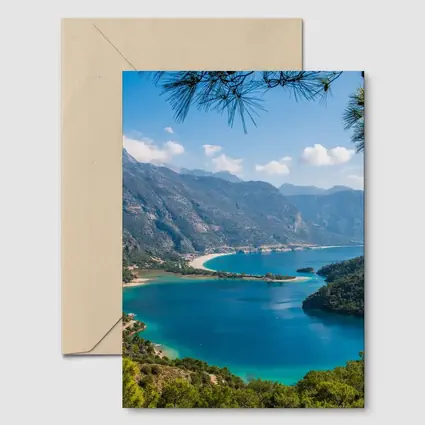 Oludeniz Blue Lagoon Turkey Aerial View