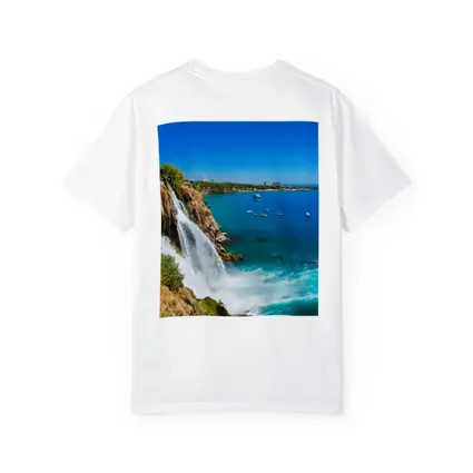 Duden Waterfall Cliffs Antalya Turkey Coast
