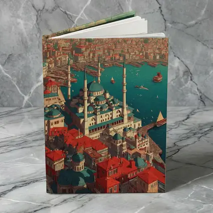 Istanbul Turkey Mosque City Illustration Art