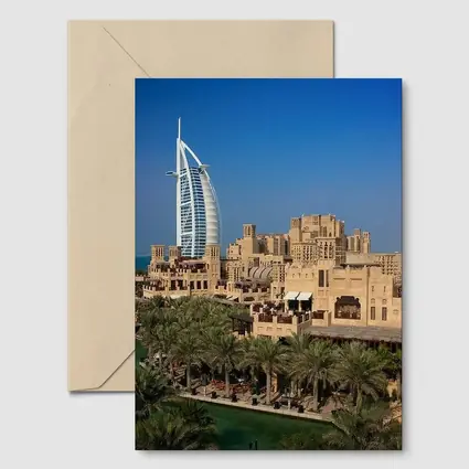 Burj Al Arab Hotel Dubai Skyline View