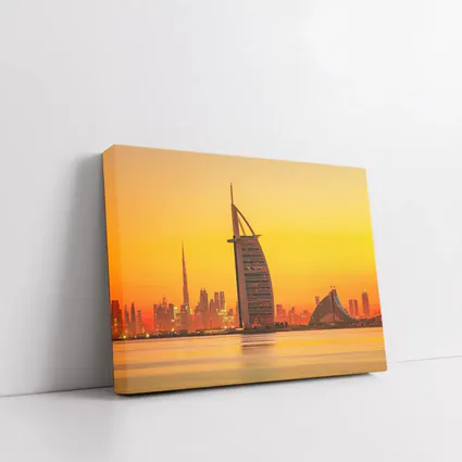 Burj Al Arab Dubai Skyline Sunset View