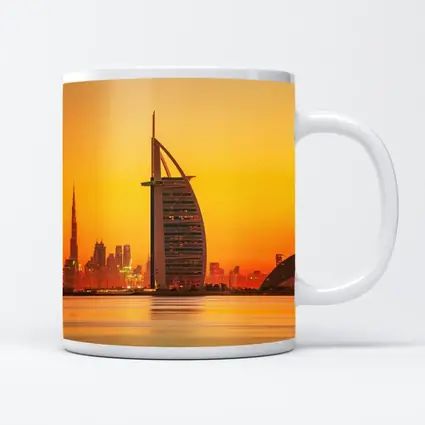 Burj Al Arab Dubai Skyline Sunset View
