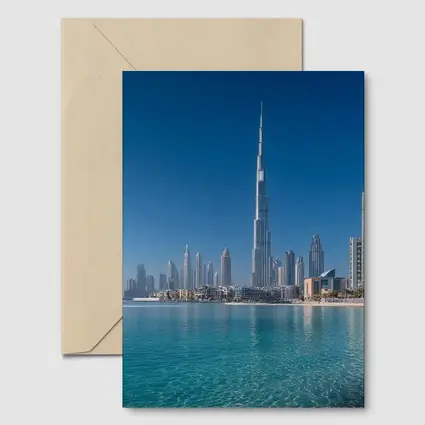Burj Khalifa Dubai Skyline Beach View