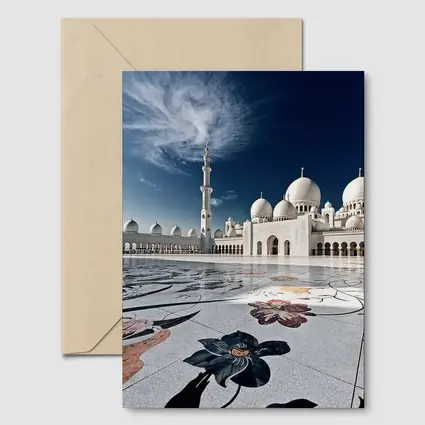 Sheikh Zayed Grand Mosque Abu Dhabi Sky