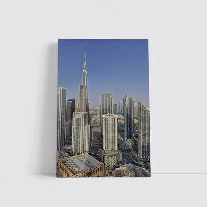 Burj Khalifa Towering Over Dubai Skyline