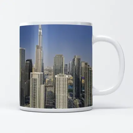 Burj Khalifa Towering Over Dubai Skyline