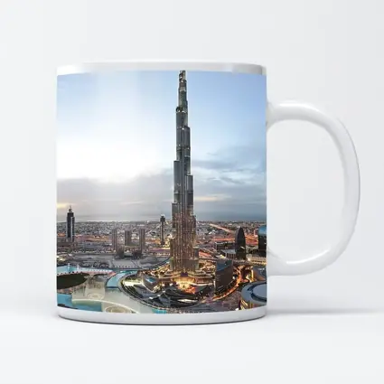Burj Khalifa Tower Dubai City Skyline