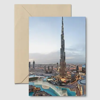 Burj Khalifa Tower Dubai City Skyline