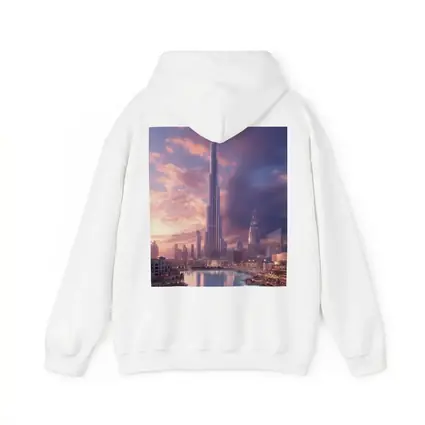Burj Khalifa Dubai Skyline Purple Sunset