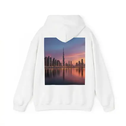 Dubai Skyline Burj Khalifa Sunset Reflection